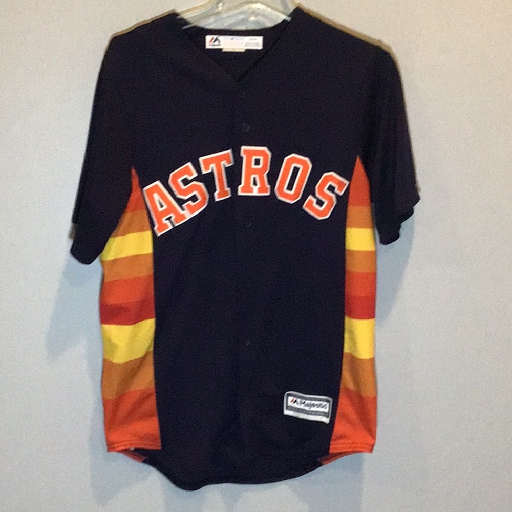 Majestic MLB Alex Bregman Houston Astros baseball jersey